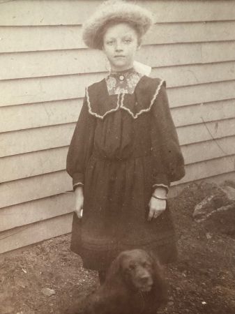 Madsen New York Photographer Young Girl with Her Dog Cabinet Card 3.jpg