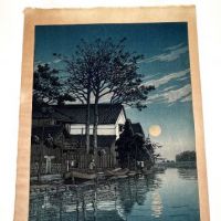 Kawase Hasui Evening at Itako Woodblock 3.jpg