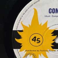 The Atlantics You Tell Me Why on Sunshine Records Sticker Sample Record on label Promo 9.jpg