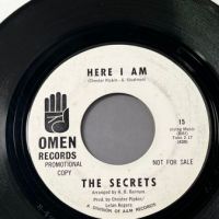  The Secrets I Feel A Thrill Coming On b:w Here I am on Omen Records Promo 6.jpg