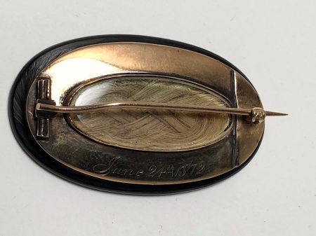 June 24th 1872 Mourning Pin Jet and 14K Gold with Hair Art 7.jpg