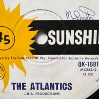 The Atlantics You Tell Me Why on Sunshine Records Sticker Sample Record on label Promo 10.jpg