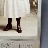 Cabinet Card Lebanon PA by Bishop 2 Identical Dressed Girl 4.jpg