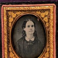 Ninth Plate  Daguerreotype in Case By Tyler and Co. Boston Woman Portrait in Ornate Mat 9.jpg
