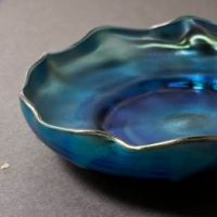 Louis Comfort Tiffany Blue Favrile Bowl LCT 1757 2.jpg