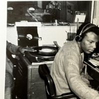 Rare Photo of WSID African American DJ Spinning Records Baltimore Station Circa 1950 4.jpg