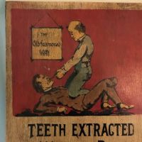 O.B. Comfort Dentist Painted Wooden Sign 2.jpg