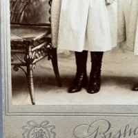 Cabinet Card Lebanon PA by Bishop 2 Identical Dressed Girl 2.jpg