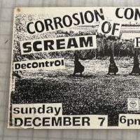 Corrosion of Confomity with Scream SS Decontrol and Fright Wig Sunday Dec 7th 1986 Hung Jurry Pub 1.jpg