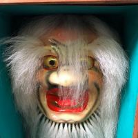 Oni Mask with Real  White Hair for a Theatre or Parade 20.jpg