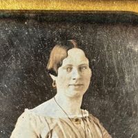 Sixth Plate Daguerrotype Hand Tinted Woman Holding Glasses 4.jpg