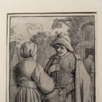 Adriaen Van Ostade Man and Woman Conversing c 1673  Etching 10.jpg