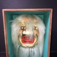Oni Mask with Real  White Hair for a Theatre or Parade 2.jpg