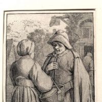 Adriaen Van Ostade Man and Woman Conversing c 1673  Etching.jpg