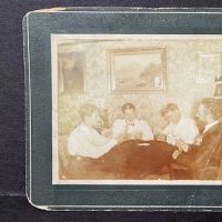 Cabinet Card wtih Group Playing Cards %22In Dixie Land%22 Cards 1.jpg