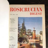 Rosicrucian Digest Magazine bound in hardback end boards 1.jpg