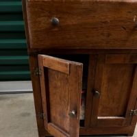 Folk Art Hand Made Miniture Chest 3 Drawers and Cabinet 6.jpg